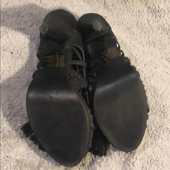 Mark.. By Avon Tassle Heels Black w/ Antique Zip - Picture 8 of 8